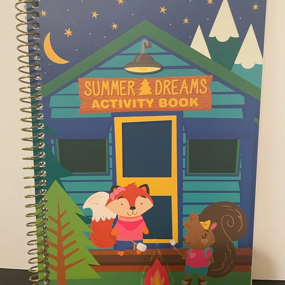 Kids Toys Puzzles Games SUMMER Camp Kids Activity Book